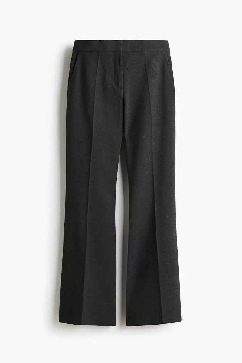 Flared tailored trousers