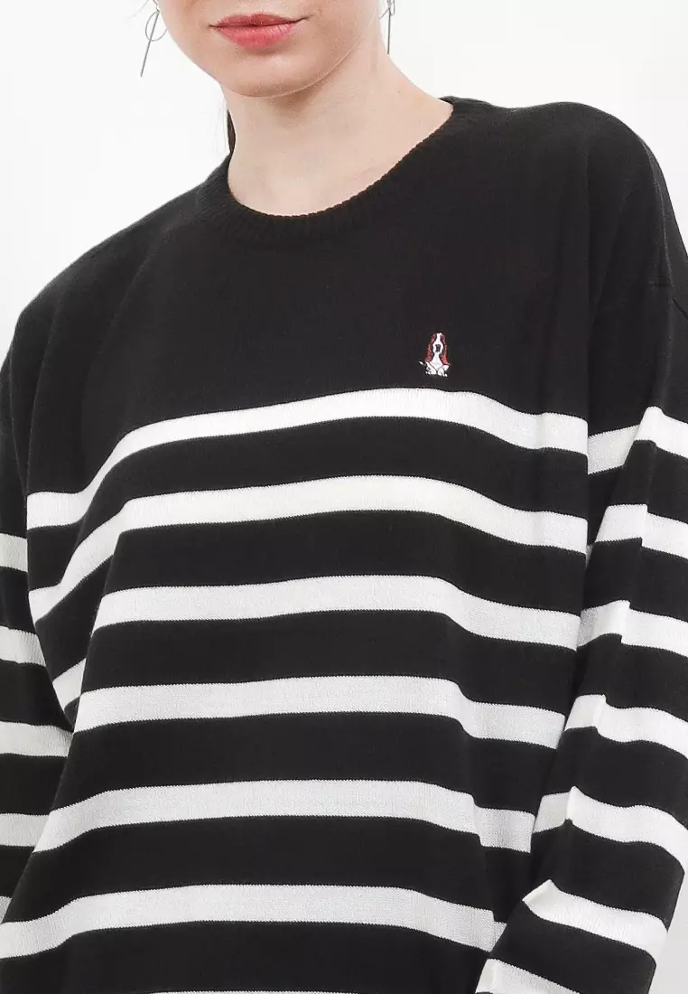 Rua Overiszed Stripe Sweater