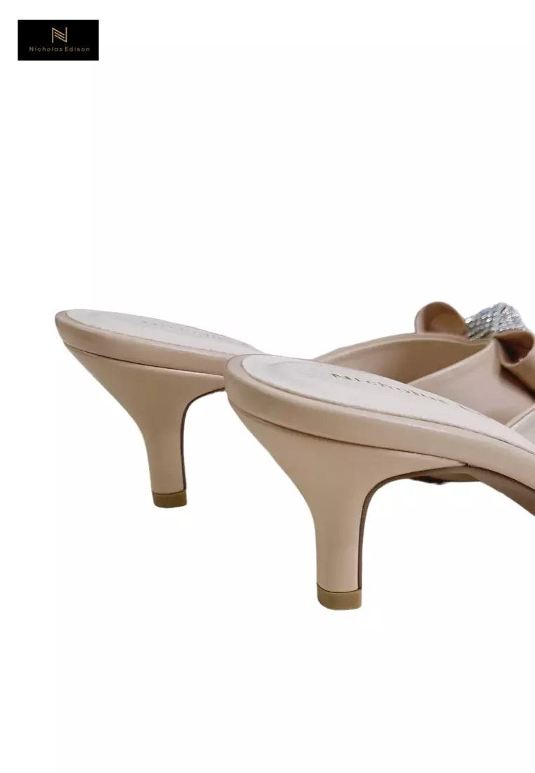 Nicholas Edison Heel Raisa Beige