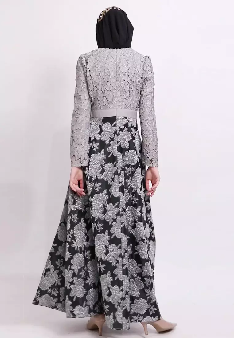 Bibiq Gamis Jacquard Brokat