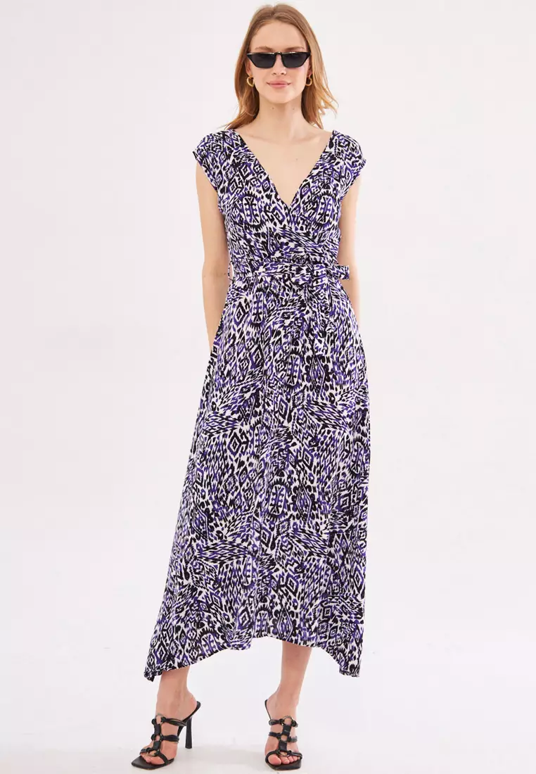 Waist Tie Wrap Dress