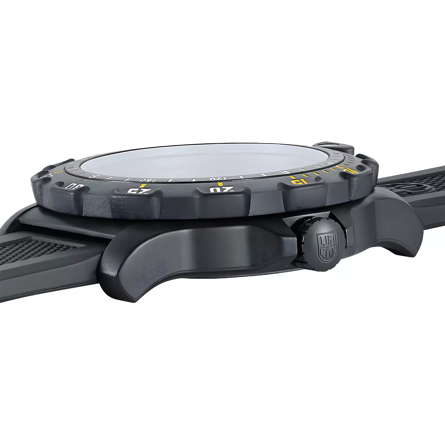 Luminox 8825.H.SET, RECON Point Man 8820 Series Heritage Wristwatch - Jam Tangan Pria Carbon Case - Black Rubber Strap