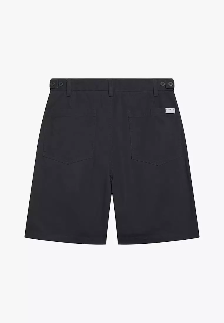 Men's Grey Cotton Chino Shorts