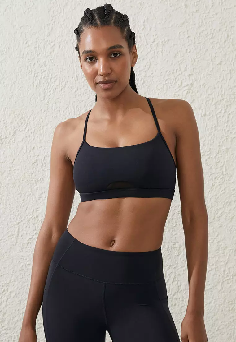 Cotton On Body Ultra Luxe Mesh Strappy Crop 2024, Buy Cotton On Body Online