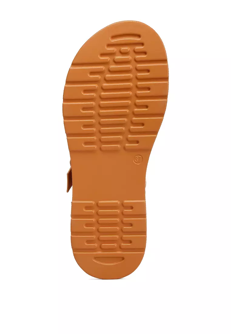 Tan Chunky Sandals