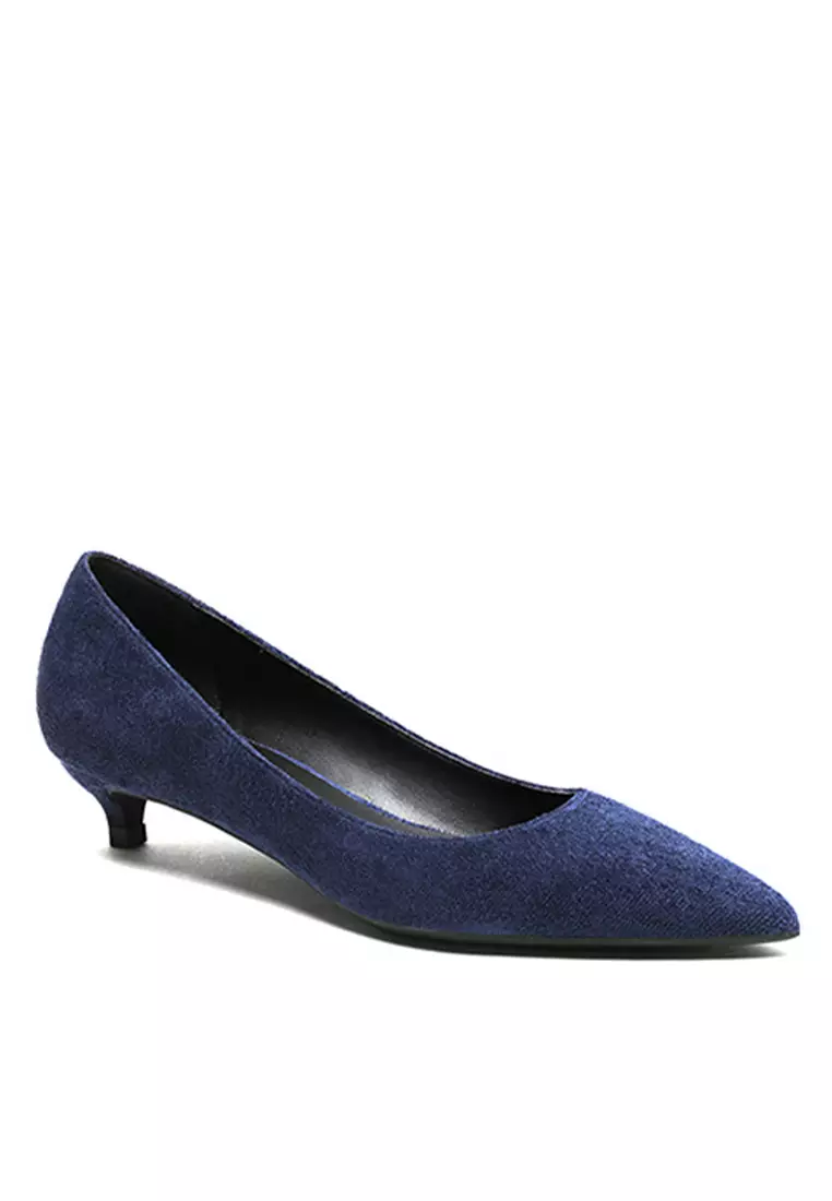 3CM Uniform Pointed High Heel Shoes HZL132