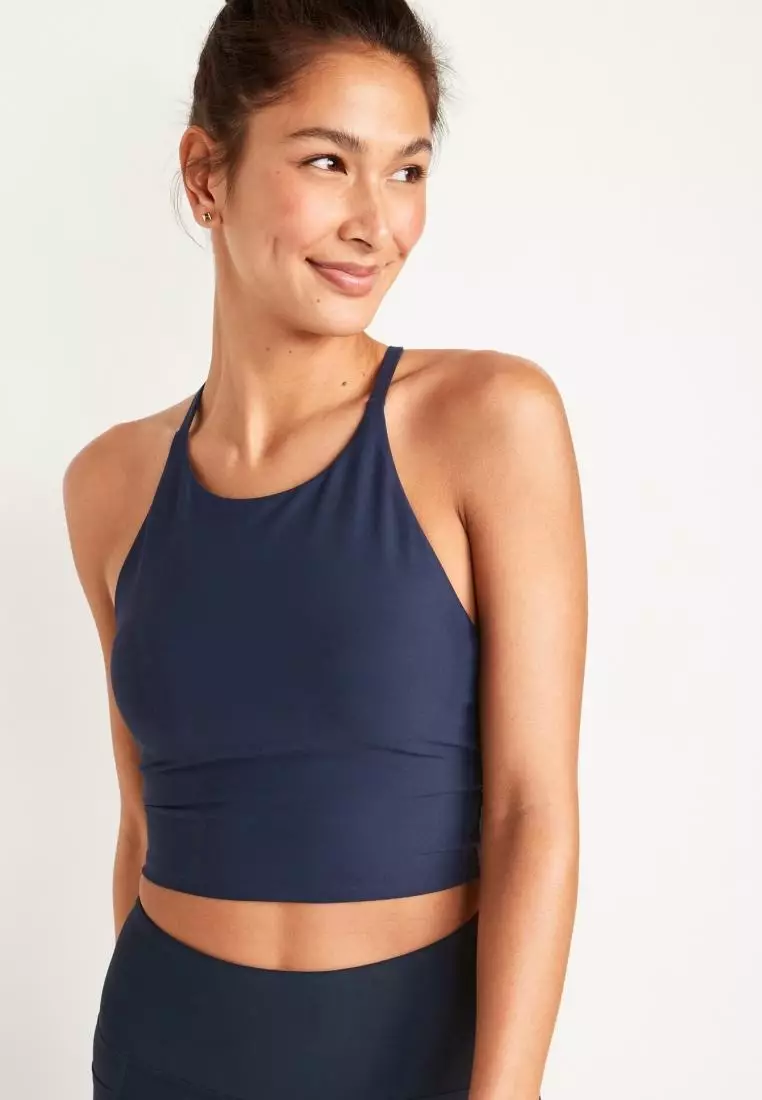 Light Support PowerSoft Textured-Rib Sports Bra for Women - Old Navy  Philippines