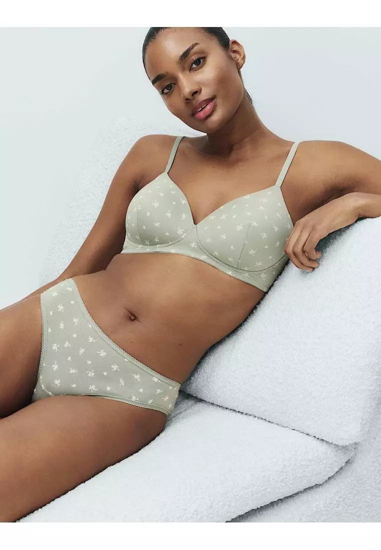 3pk Cotton Non Wired Full Cup T-Shirt Bra