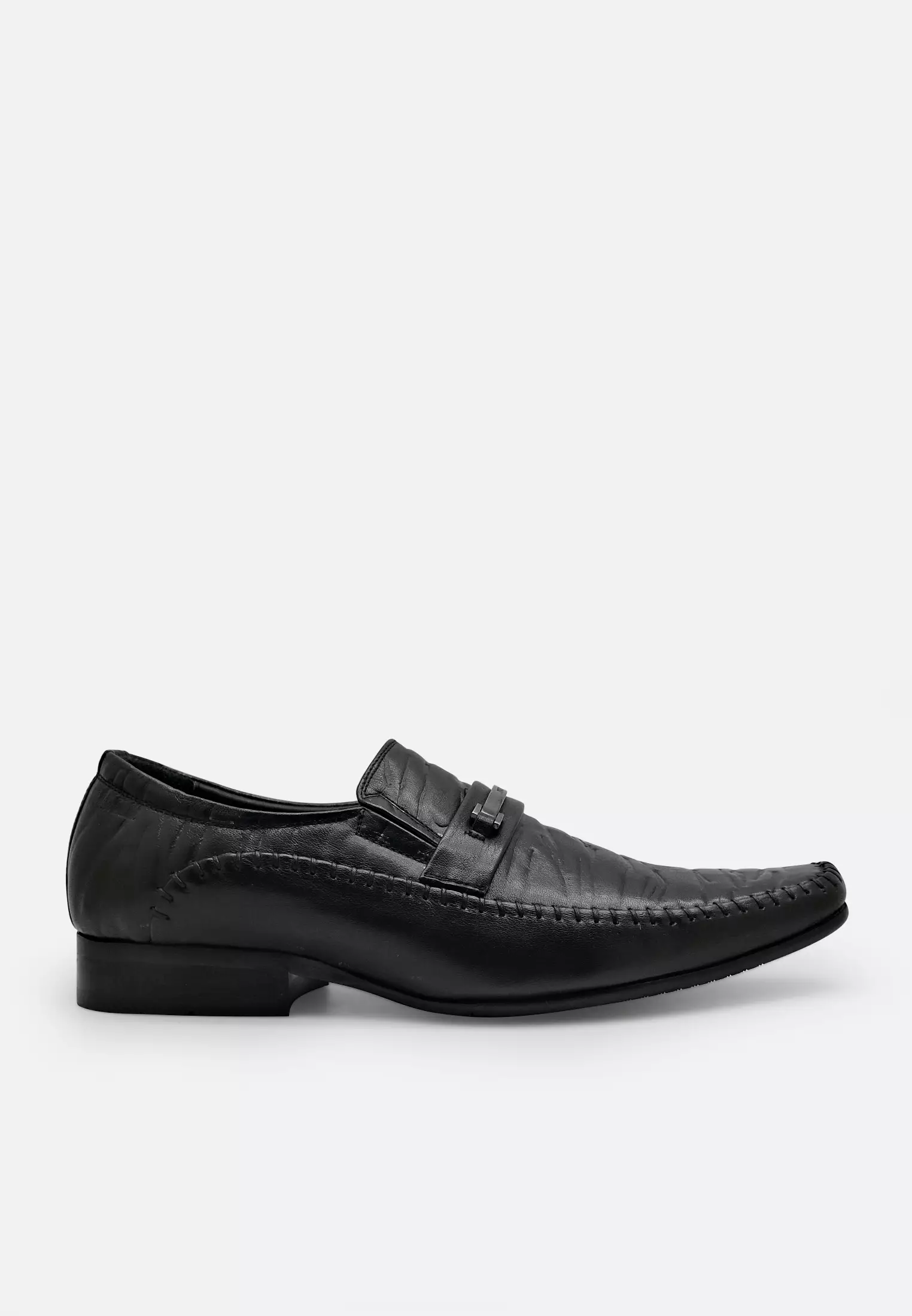 Marco Sepatu Pria Kantor Formal Kulit Asli - Black