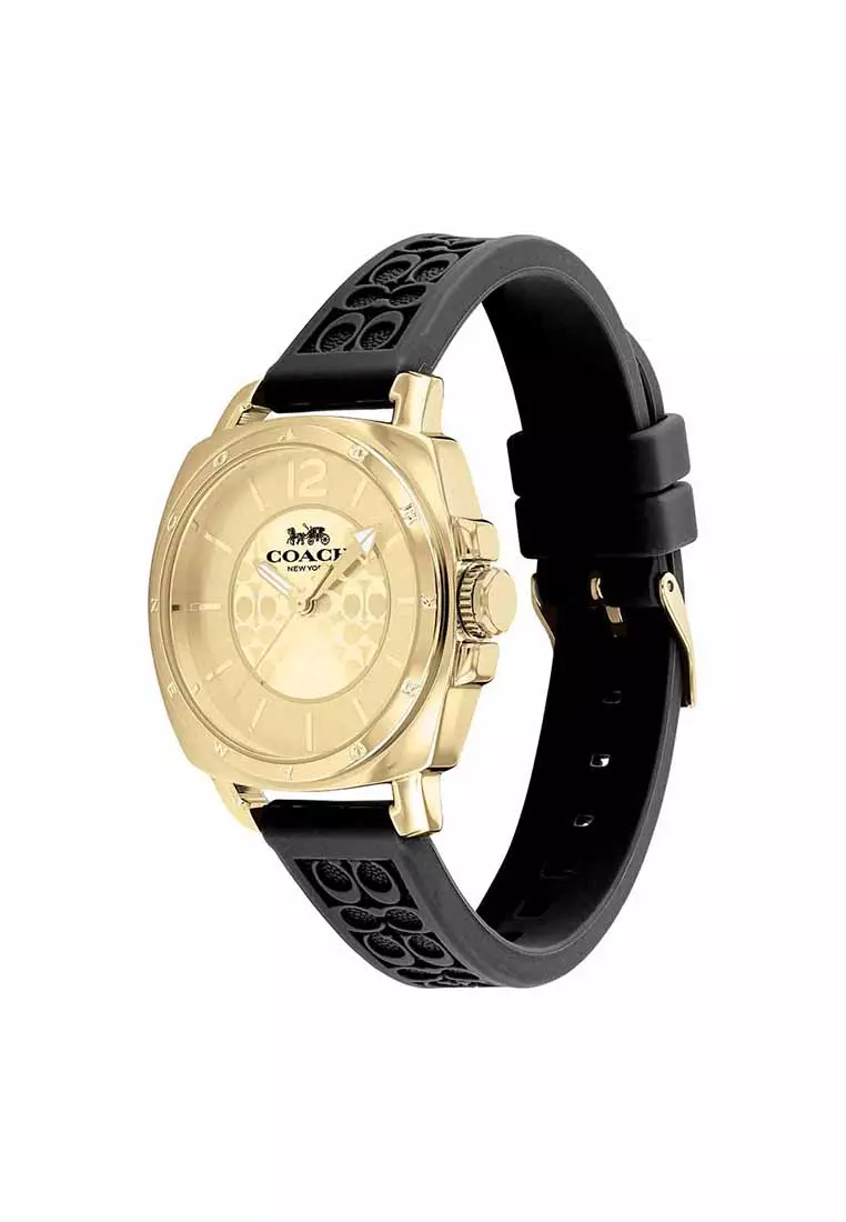 Buy COACH Coach Boyfriend Women's Watch Black Silicone Strap