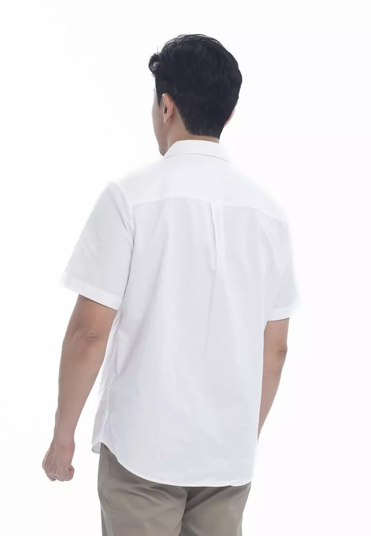 Men's Oxford Shirt With Signature Whale Embroidery