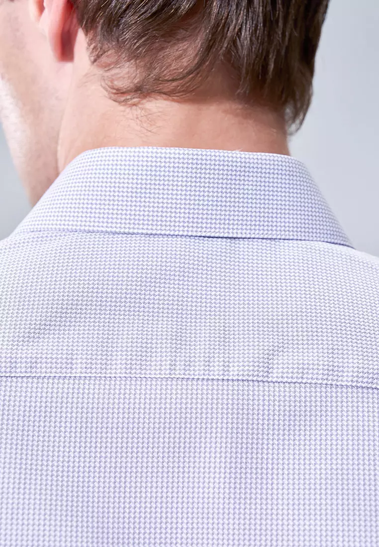 Light Brown Dots Slim Fit Shirt