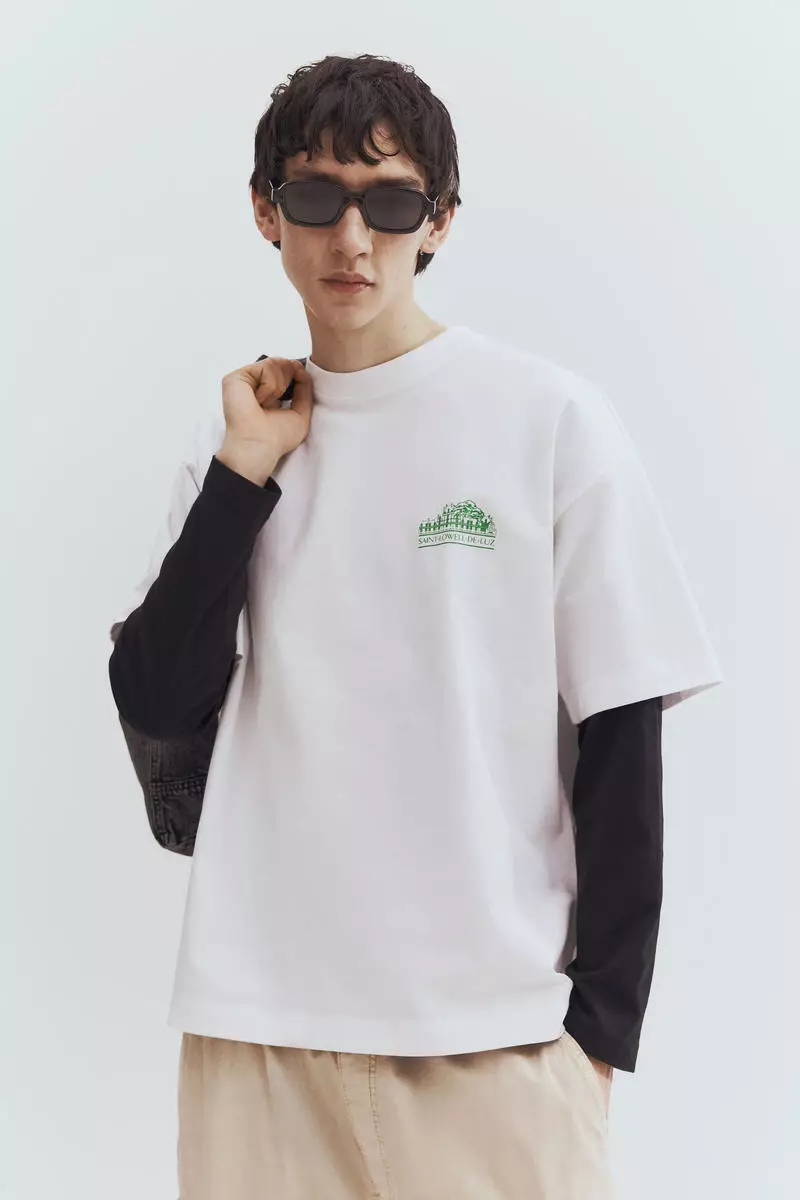 Oversized Fit Printed T-shirt