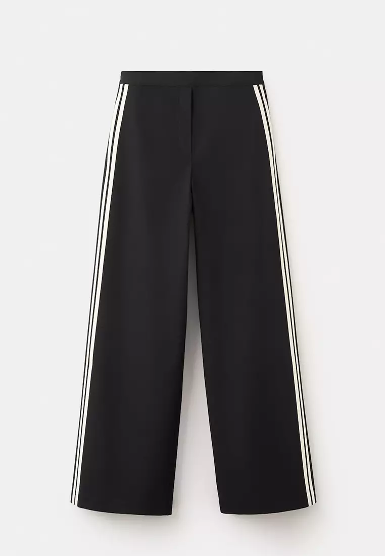 Combined Striped Trousers