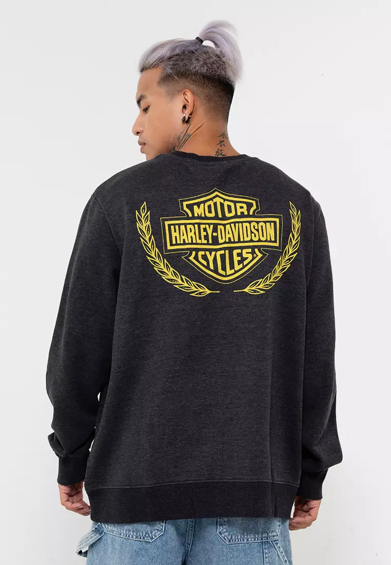 Harley davidson crew sweatshirt on sale