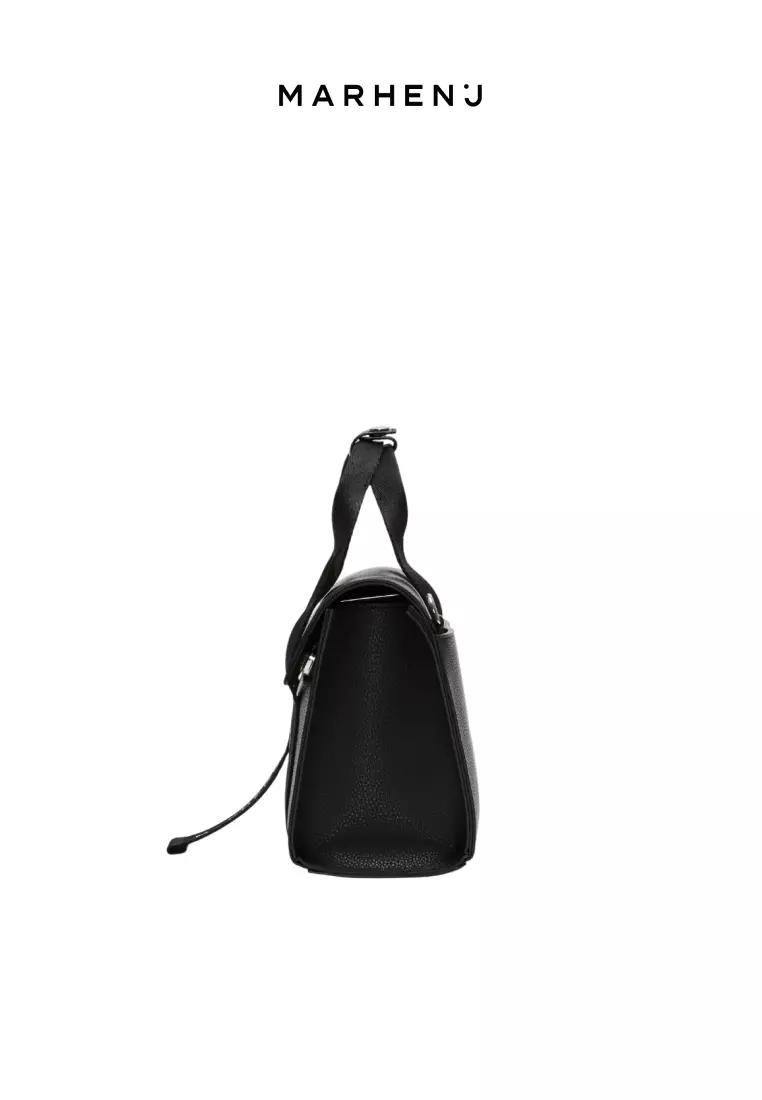 LUDY Vegan Leather Crossbody Bag All Black