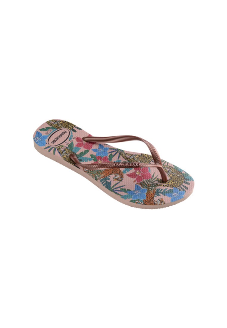 Women Slim Tropical Flip Flops