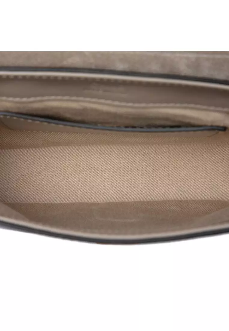 Pre-Loved Chloé Mini Tricolor Croc Embossed Calfskin C Satchel