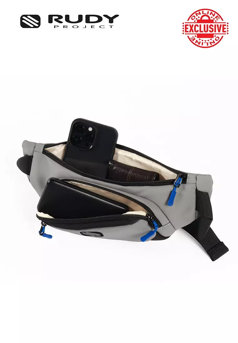 Fabio Belt Bag – Grey | Compact Sports Waist Bag