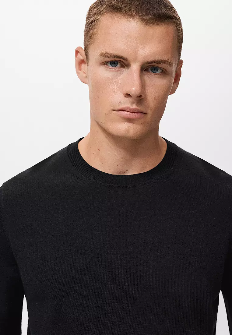 100% Merino Wool Crew Neck Sweater