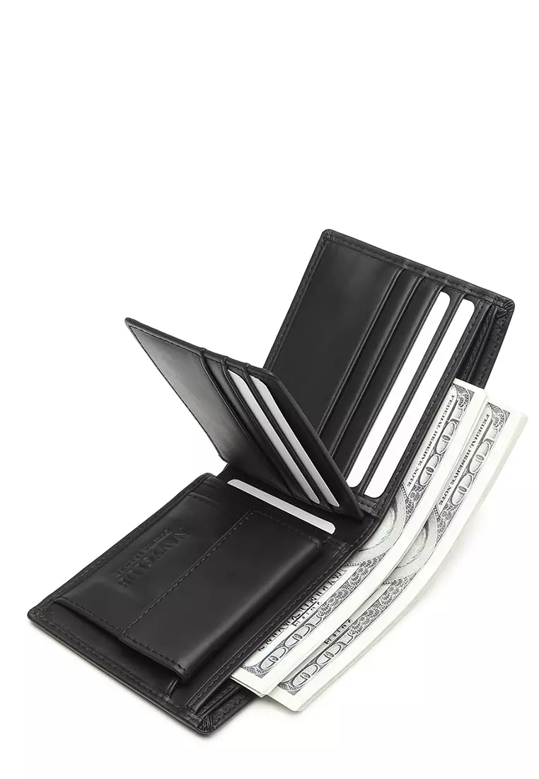 Navy Club Force Dompet Pria Lipat Dompet Kulit Asli - Free Box Exclusive