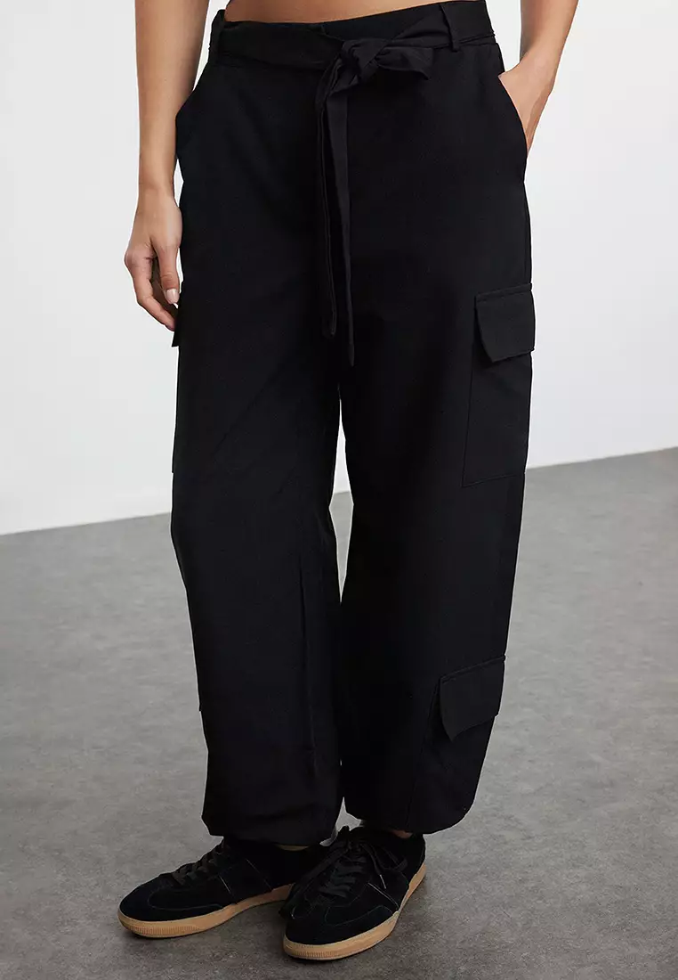 Jual Trendyol Cotton Cargo Pants Original 2025 ZALORA Indonesia ®