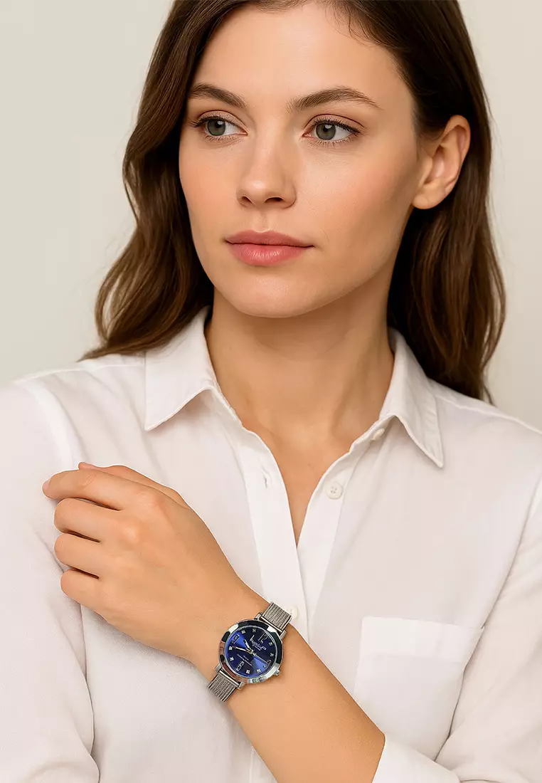 The Hour Check Krystal Watch Embellished With SWAROVSKI® Crystals