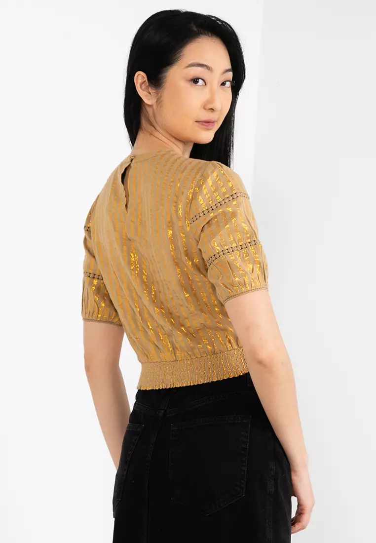 Textured Crop Top - Original & Vintage