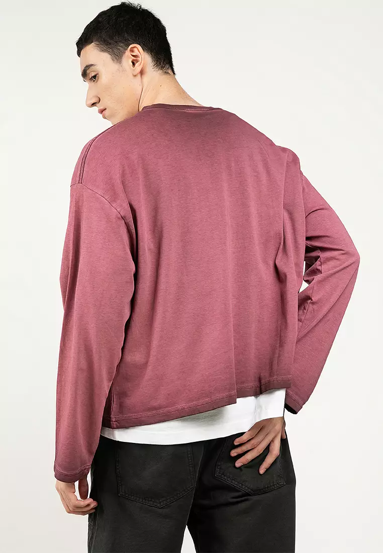 Relaxed Fit Y2K Long Sleeve Tee