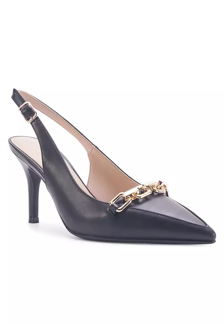 Discount on Nine West  shoes - SKU: Charil Slingback Pumps Black