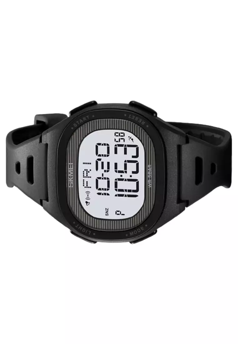 Jam Tangan Digital Pria SKMEI 2189 Fashion Water Resist ORIGINAL - Black White