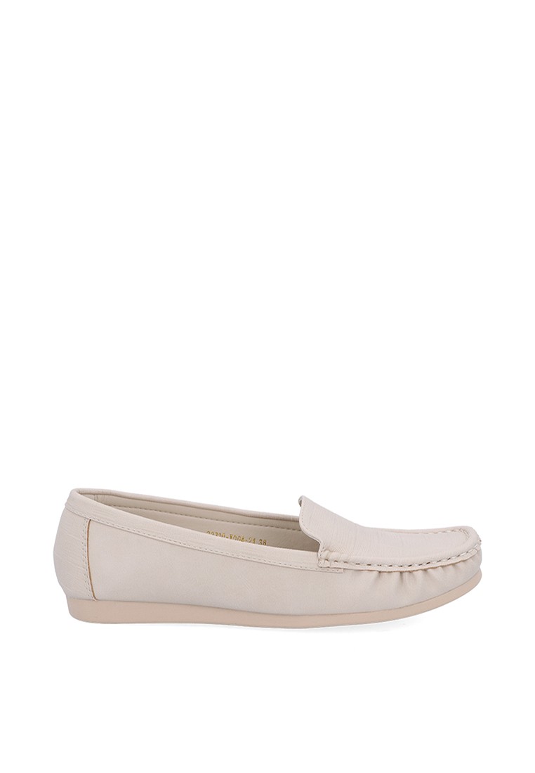 Beige Margaret Loafers