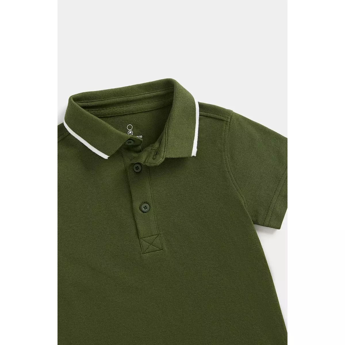 Mothercare Khaki Polo Shirt - Polo Anak Laki-laki (Hijau)