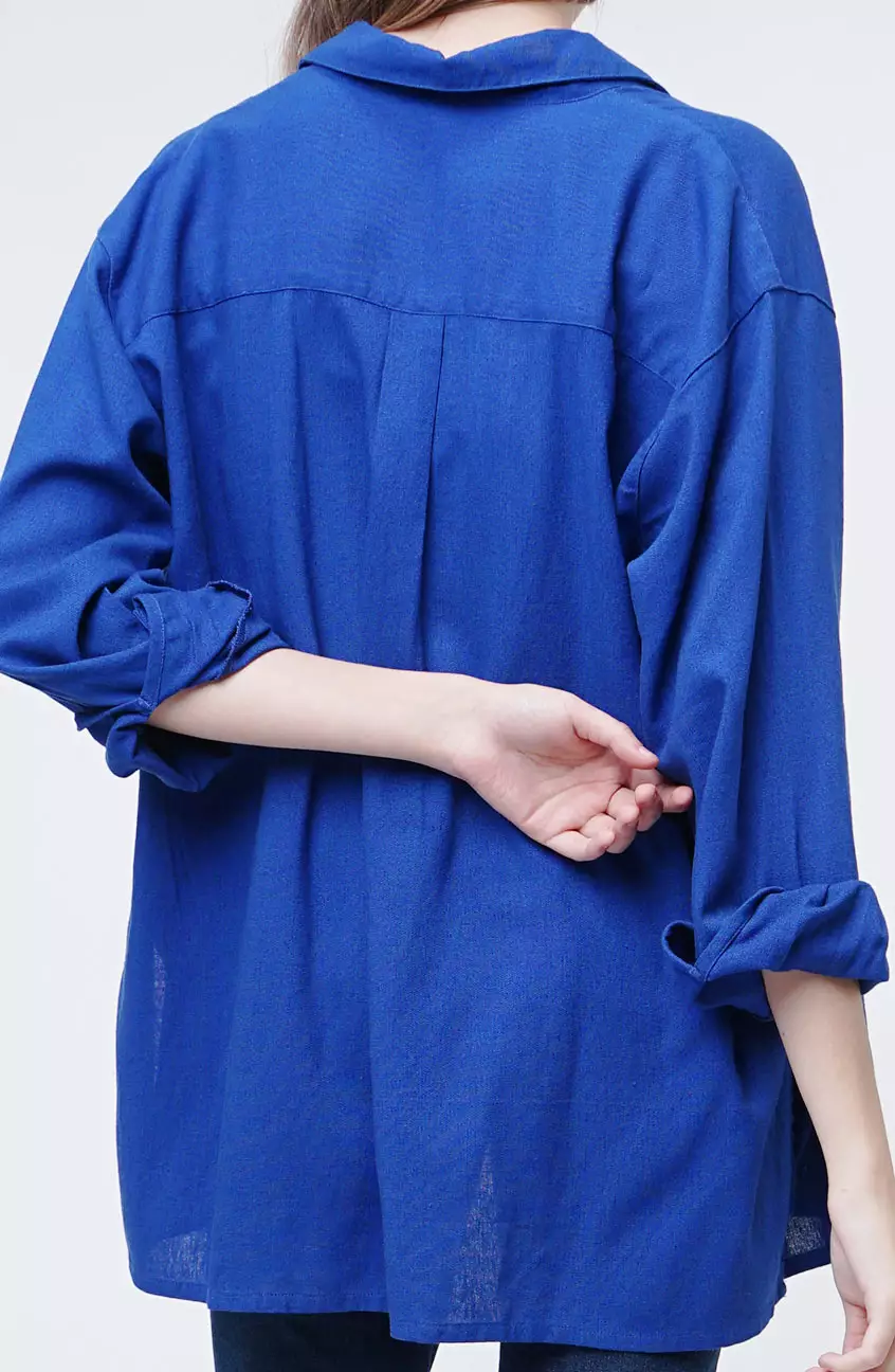 Kemeja Wanita Loona Blue