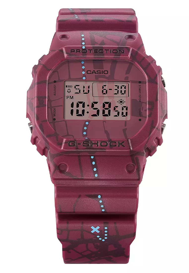 Jual G SHOCK G Shock Jam Tangan Digital Pria Red Resin Strap