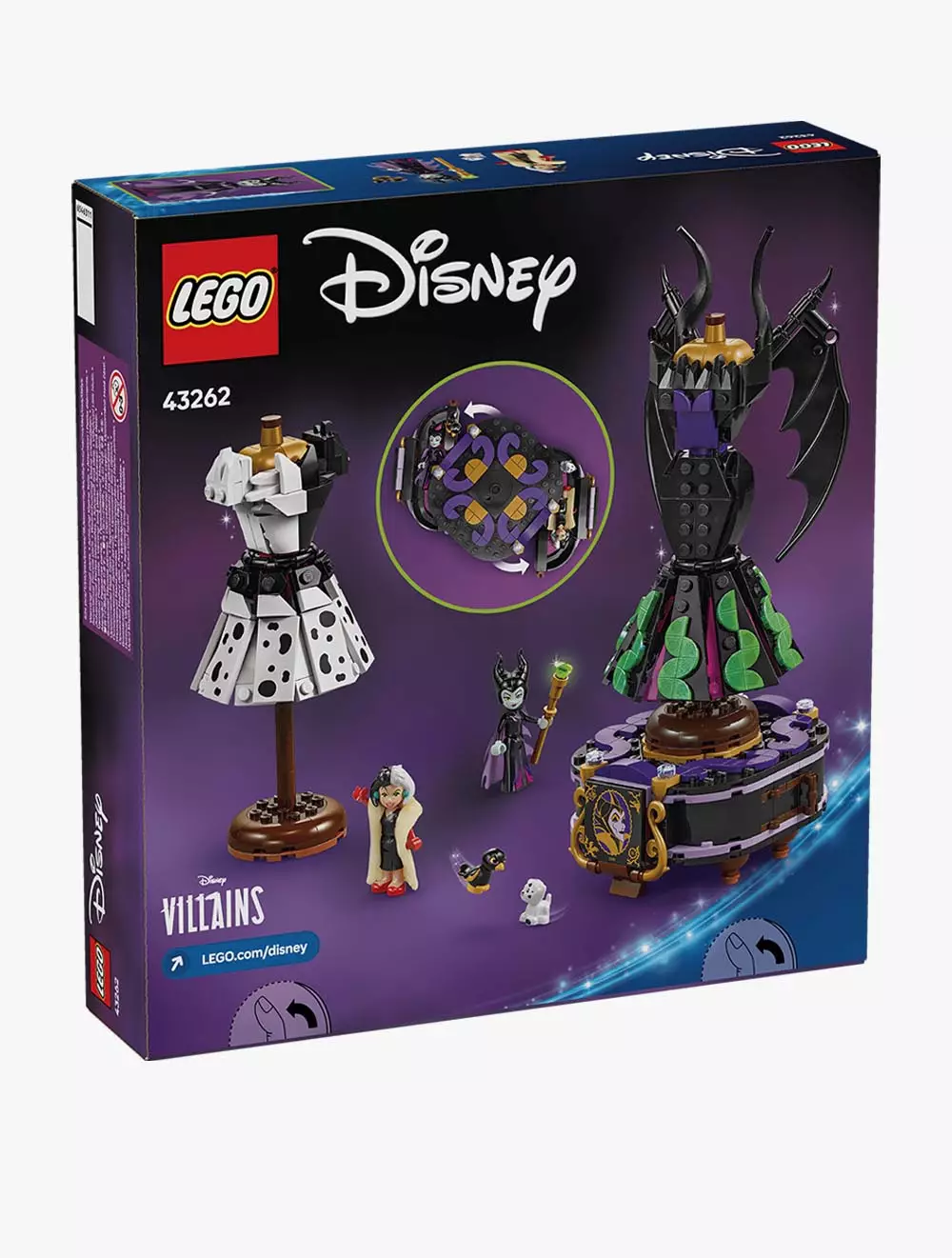 LEGO® Disney Maleficent's and Cruella De Vil's Dresses - 43262