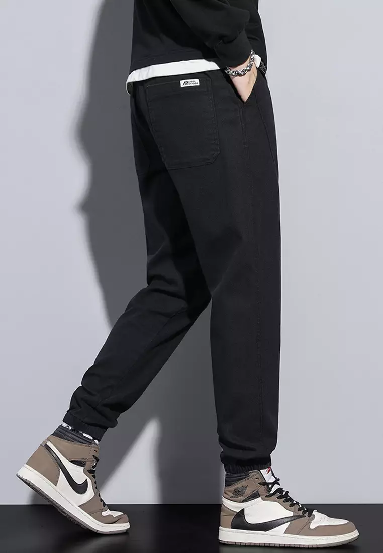 Drawstring Slim Jogger Pants