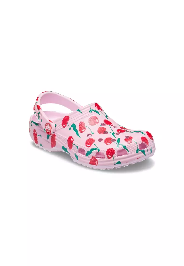 Discount on Crocs  shoes - SKU: Classic Fresh Fruits Clog in Pink Milk