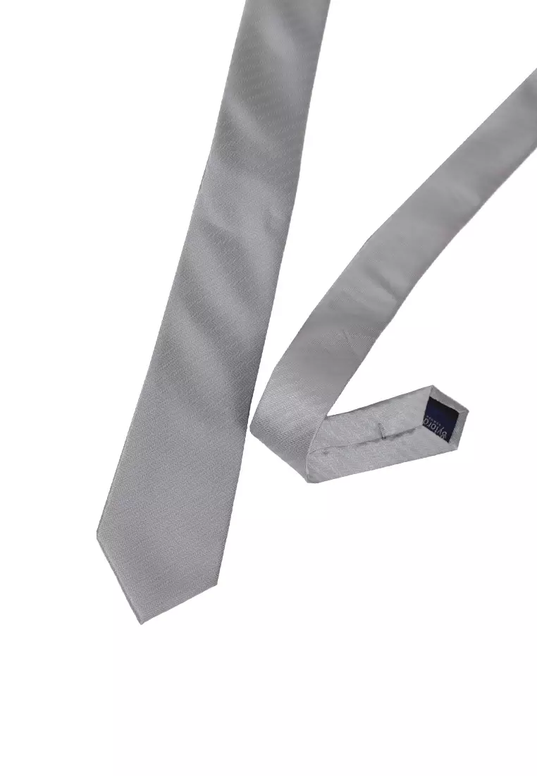 Byford Mens Micro Polyester Neck Tie 6.5 - 3026004A-95Grey