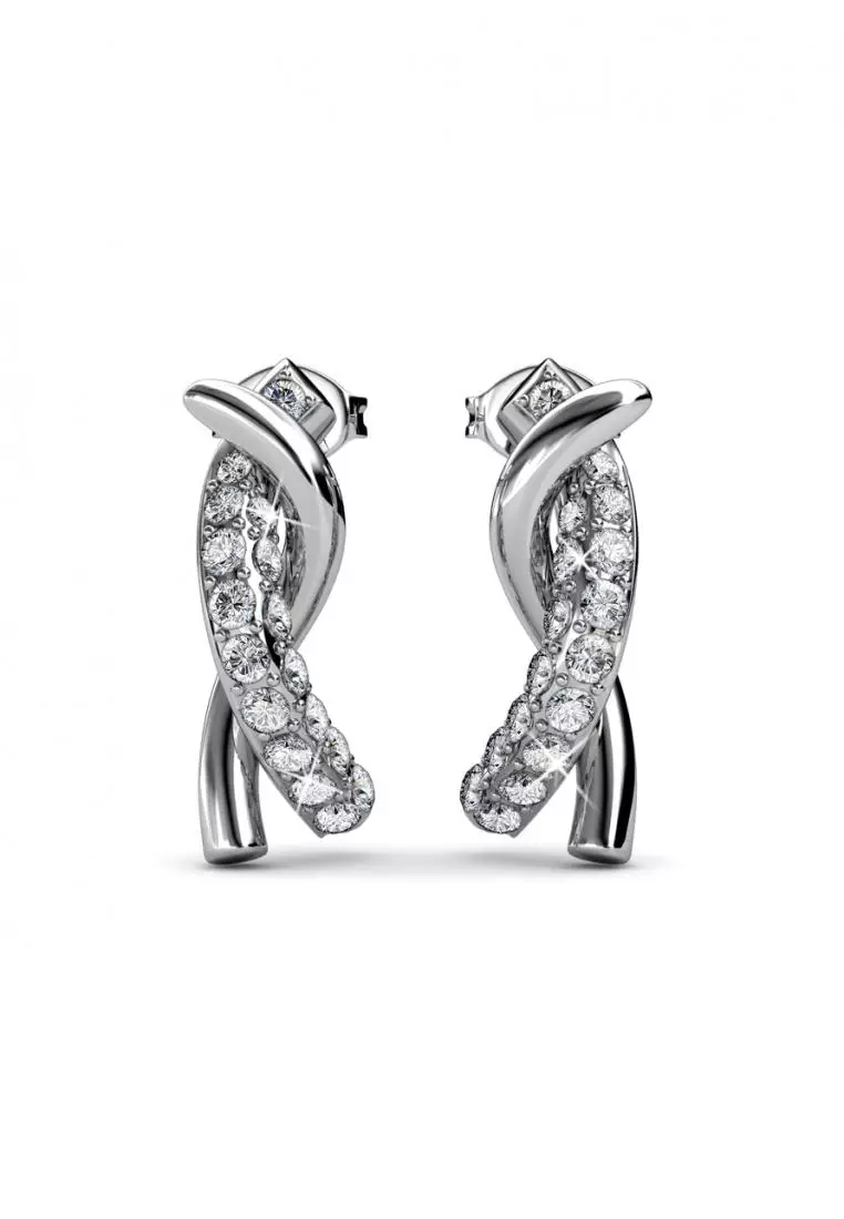 Edna Earring - Anting Crystal Swarovski by Her Jewellery