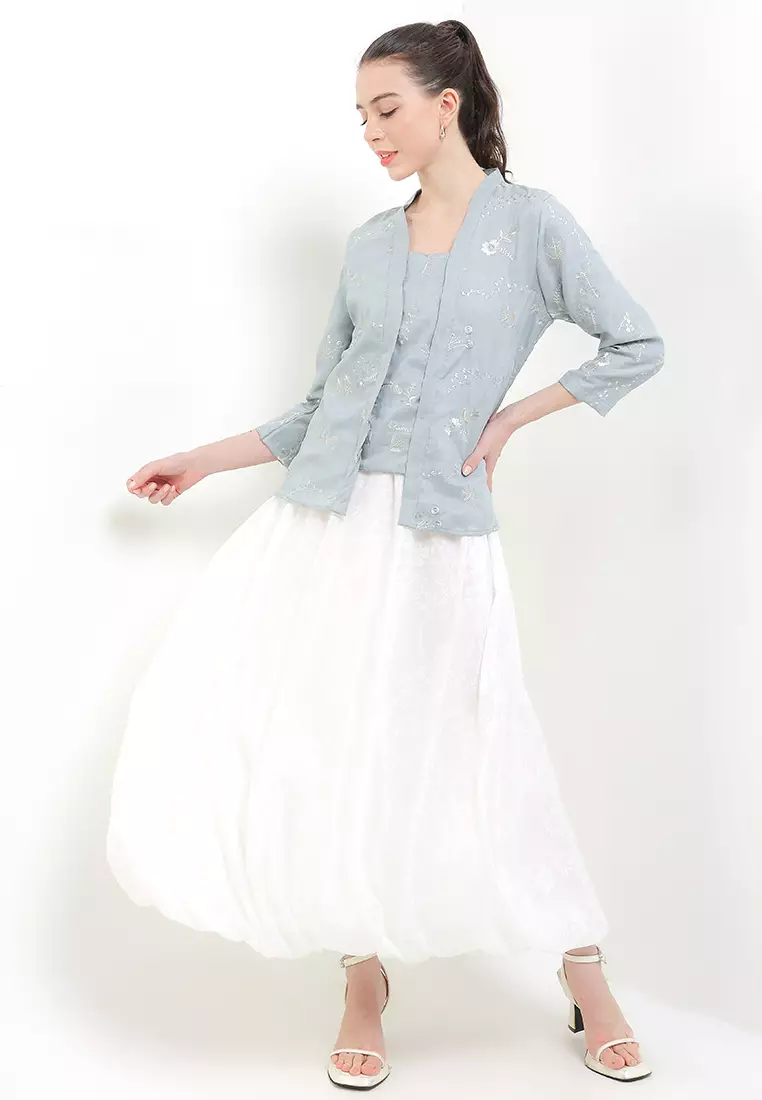 Kebaya Fashion Regular 7/8-Sleeve