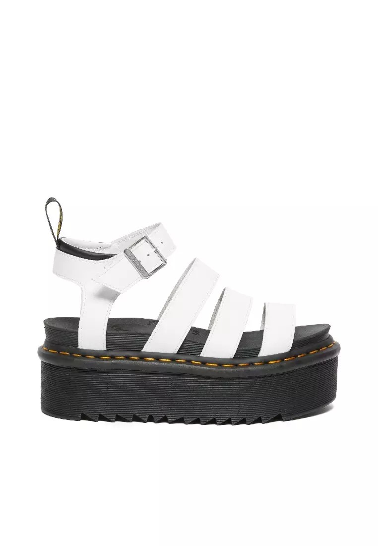 Discount on Dr. Martens  shoes - SKU: Blaire Quad Hydro Leather Platform Gladiator Sandals