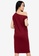 ZALORA BASICS red Oversized Asymmetric Shoulder Dress 220DBAA5FE9F2CGS_2