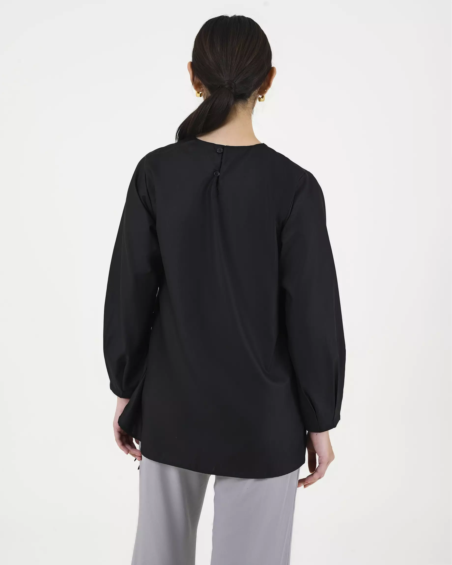 Geulis.id RUKA BLOUSE - Black