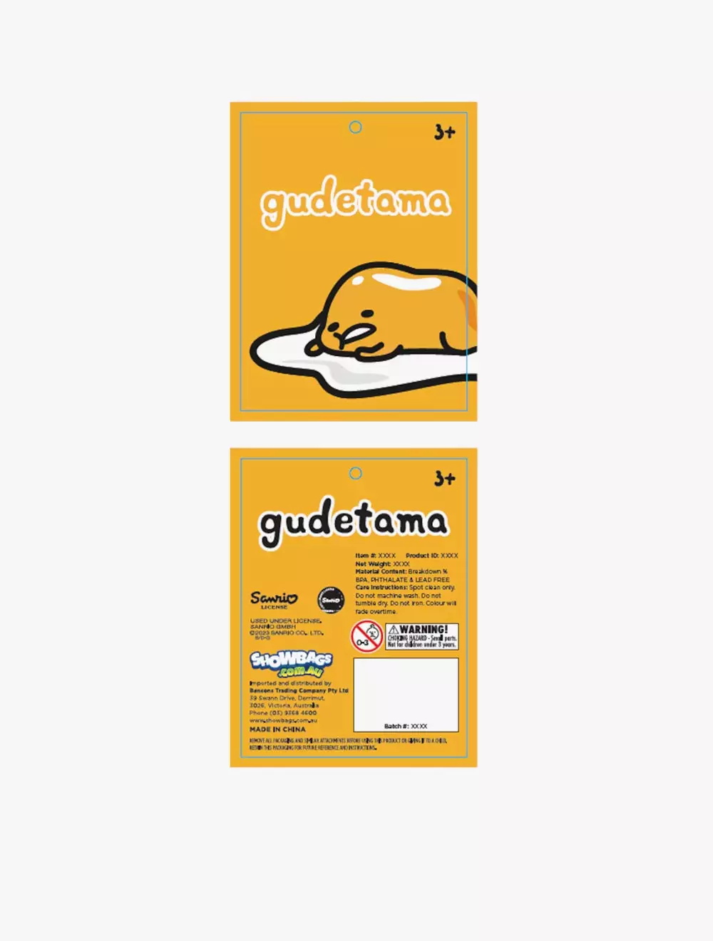 GUDETAMA PENCIL CASE BENSON