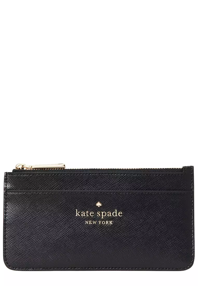 Kate Spade Kate Spade Staci Large Slim Card Holder in Black