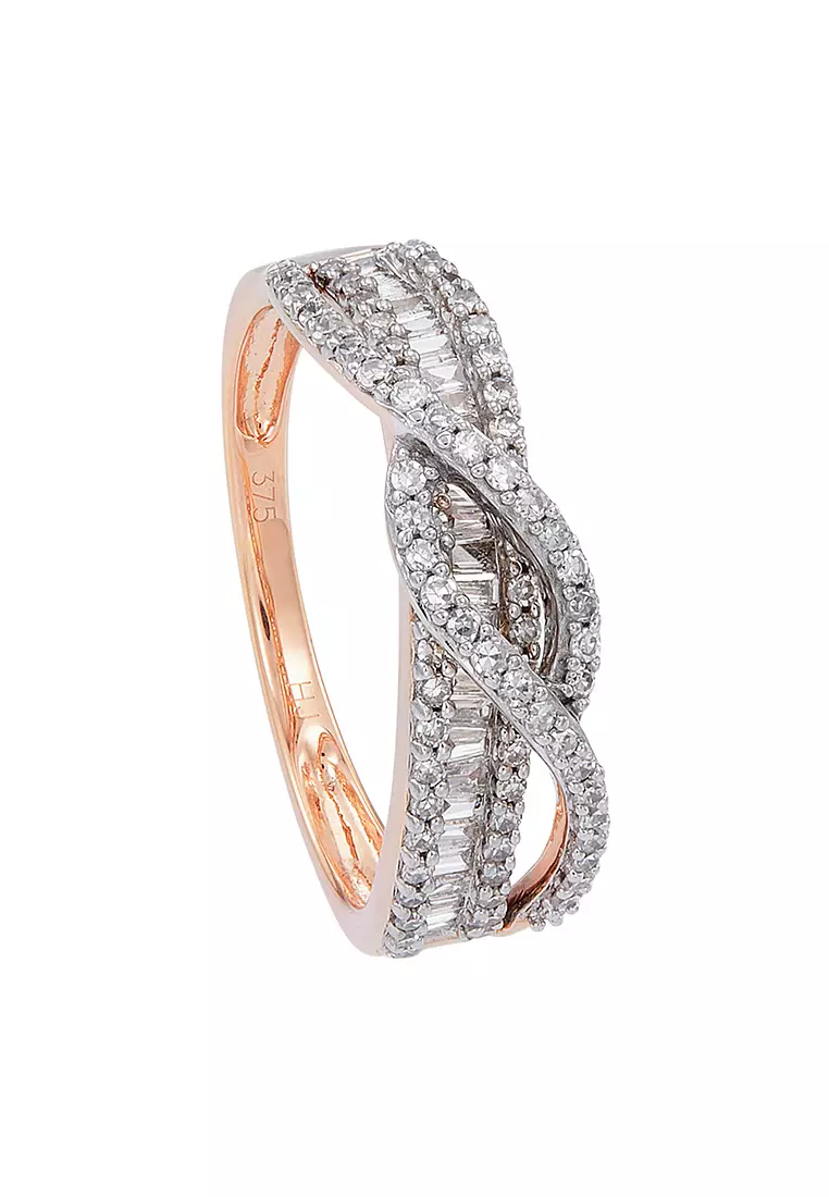 Buy HABIB HABIB Swirl Rose Diamond Ring 2023 Online | ZALORA Singapore