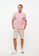 LC WAIKIKI pink Regular Fit Short Sleeve Poplin Men's Shirt 40DB3AAF4AFA25GS_2