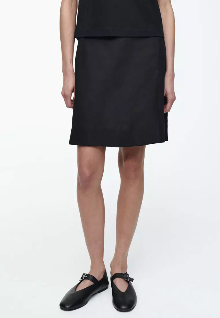 Buy COS Front-Pleat Mini Skirt 2025 Online ZALORA