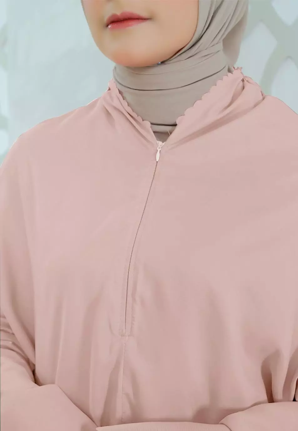 Zelena - Mukena Basic Sabira Lasercut 2in1 Prayer Set - Dewasa